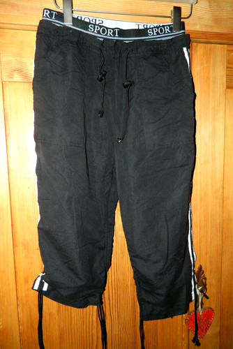 Sangi schwarze sport hose - *sangi*,