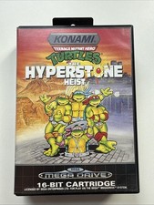 Turtles The Hyperstone Heist SEGA MEGA DRIVE Spiel in OVP, CiB Sammlung