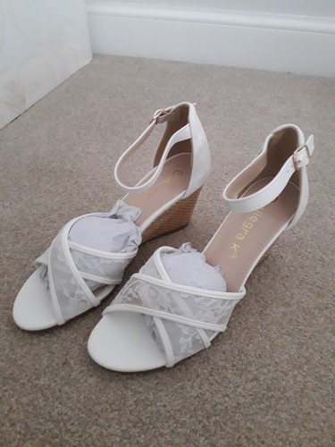 Neue damen brautschuhe 5 - gr.,