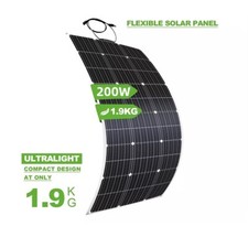 200w solarpanel flexibel - 200w,