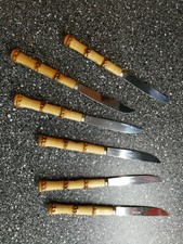 6 hübsche Messer mit Holzgriff