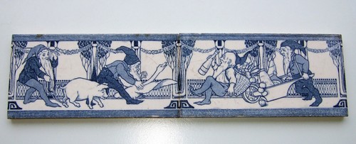 Jugendstil keramik fliese - jugendstil,