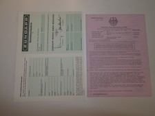 Zündapp Werke München NOS Betriebserlaubnis ABE Registrierschein Kleinkrafträder