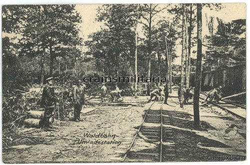 Orig postkarte waldbahn - orig., ak