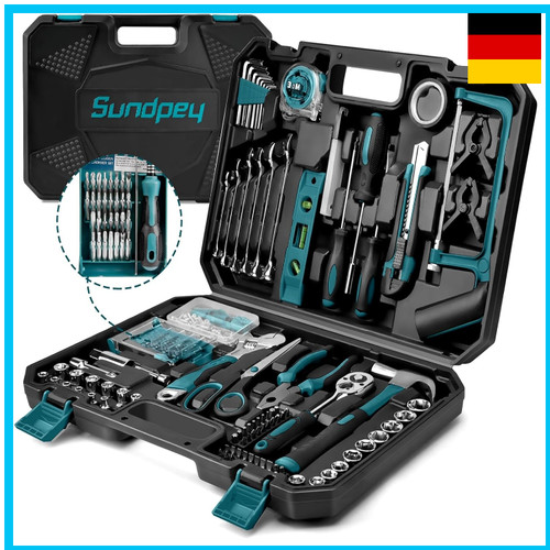 Werkzeugkoffer 225tlg blau - werkzeugkoffer,