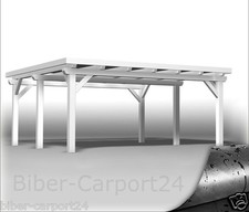 500x550cm BIBER DOPPEL-CARPORT