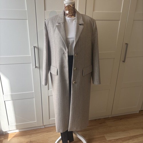 Mango wollmanantel beige - wollmanantel,
