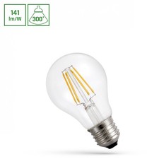 LED E27 A60 Filament klar 8,5W