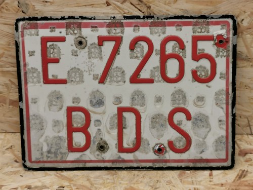 Altes nummernschild spanien - altes,