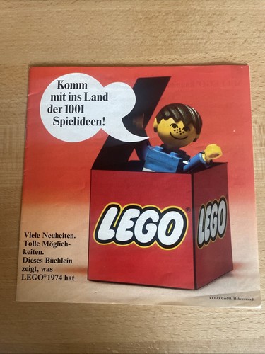 Lego beiblatt jahr 1974 super - beiblatt,