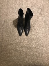 Pythonleather Boots Black Acne Style 