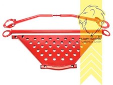 Stahl Domstreben Kit für BMW 3er E46 Limousine Touring 6 Zylinder rot