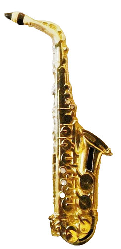 Saxophon anstecknadel metall - saxophon,