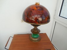 Tischlampe Lampe Leuchte XXL Messing Acryl 70er Jahre (B)