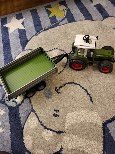 Fendt traktor mit anhänger - traktor,