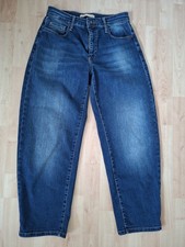 Mac Damen Jeans Blau, Barrel