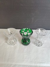 3 Bleikristall Vasen