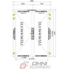 Industrietüren Alu Tür auf