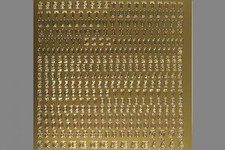 Aufkleber Buchstaben 4mm