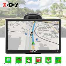 XGODY 7'' Navigationsgerät LKW PKW WOHNMOBILE BUS Navigation POI Blitzer Navi