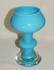 Vase 1970er hellblau