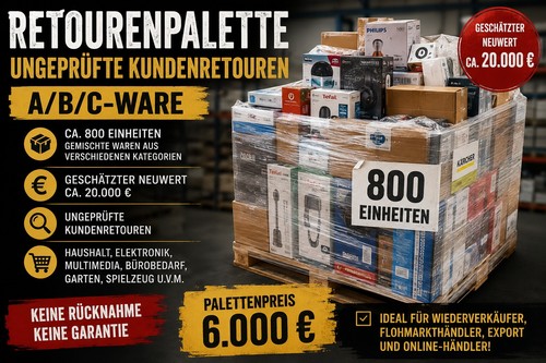 Amazon retouren 20000 wert - retouren, 20000€
