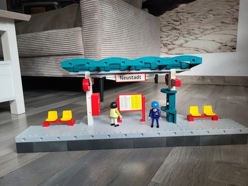 Playmobil eisenbahn bahnhof - eisenbahn,