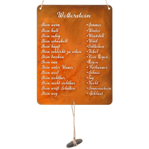 Rost schild wetterstein - rost,