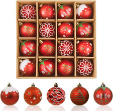 Weihnachtskugeln 16tlg 6cm