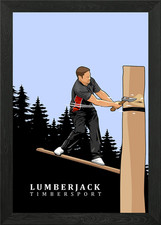 Holzfäller Holz Sport