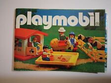 Playmobil Katalog Mini 1985 Spielplatz Sandkasten ,7 x 10 cm Super Zustand