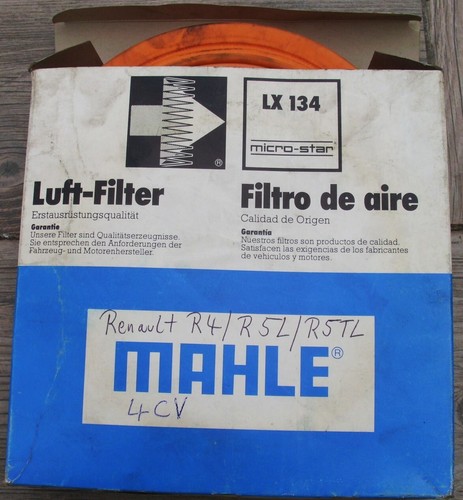 Mahle luftfilter 134 - lx, für