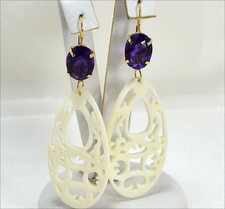 18ct Yellow Gold Earrings With