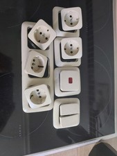 busch und jaeger steckdosen/ Schalter und Serien Schalter 4 ×Einfach Rahmen