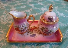 Milch Zuckerset mit Tablett