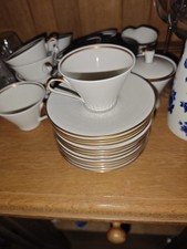 Goldrand Kaffeeservice für 12