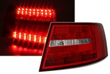 LED Rückleuchten Set in Rot Weiss für Audi A6 4F Limo 5/04-9/08 Heckleuchten