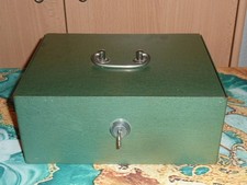 große Geldkassette Stahlkassette Kasse Tresor 25x20x10 m. Einsatz