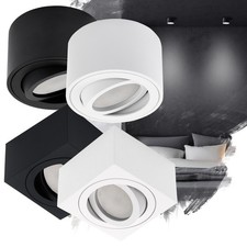 LED Aufbauleuchte Deckenlampe 230V Aufputzleuchte Spot 5W dimmbar g Milan-S