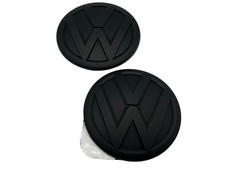 Genuine VW Emblem Matte Black