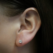 Platin Rundschliff Diamant