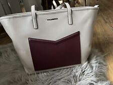 Karl Lagerfeld Tasche Schultertasche Shopper Shoppingbag beige bordeaux