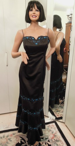Abendkleid 44 schwarz - abendkleid, gr.