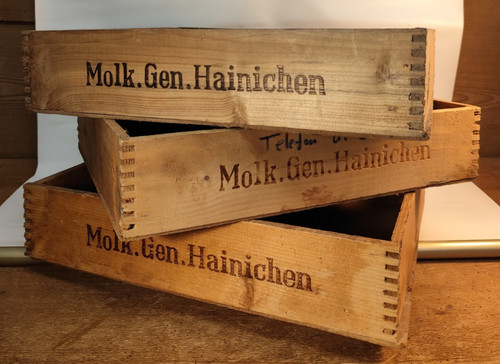 Holzkiste reklame milch - 3,