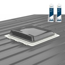 Dachfenster Fiamma Vent 40x40cm Klar inkl. Adapterrahmen, Dichtmittel für Ducato