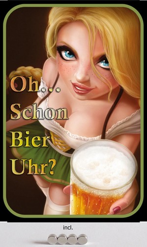 Blechschild 20x30 schon bier - blechschild,