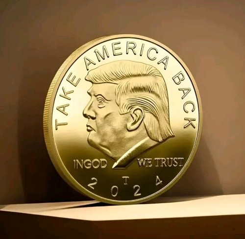 Donald trump münze gold - trump,