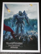 Filmkarte - Cinema - Transformers - The Last Knight