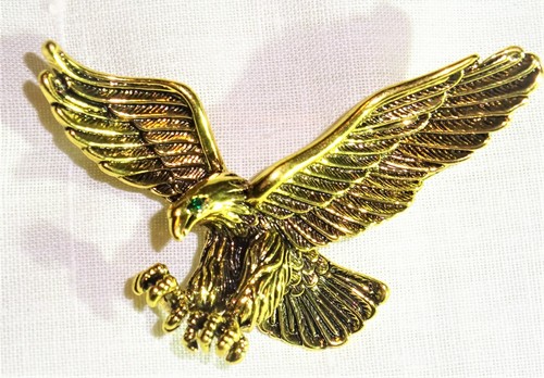Big eagle biker - big, pin