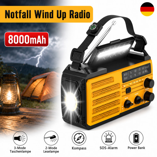 Notfallradio kurbelradio - notfallradio,